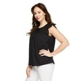 thumbnail image 2 of Iyla Women's Flutter Sleeve Top, 2 of 6