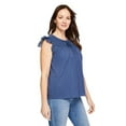 thumbnail image 2 of Iyla Women's Flutter Sleeve Top, 2 of 6