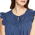 thumbnail image 4 of Iyla Women's Flutter Sleeve Top, 4 of 6