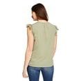 thumbnail image 3 of Iyla Women's Flutter Sleeve Top, 3 of 6