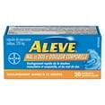 thumbnail image 2 of ALEVE Back and Body Pain Relief Liquid Gels, up to 12 Hour Relief, Naproxen Sodium 220mg, 2 of 10