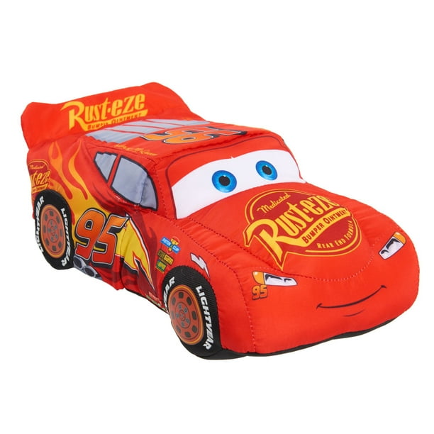 Peluche Moyenne de Transformation de Disney Cars 3 - Lightning McQueen 