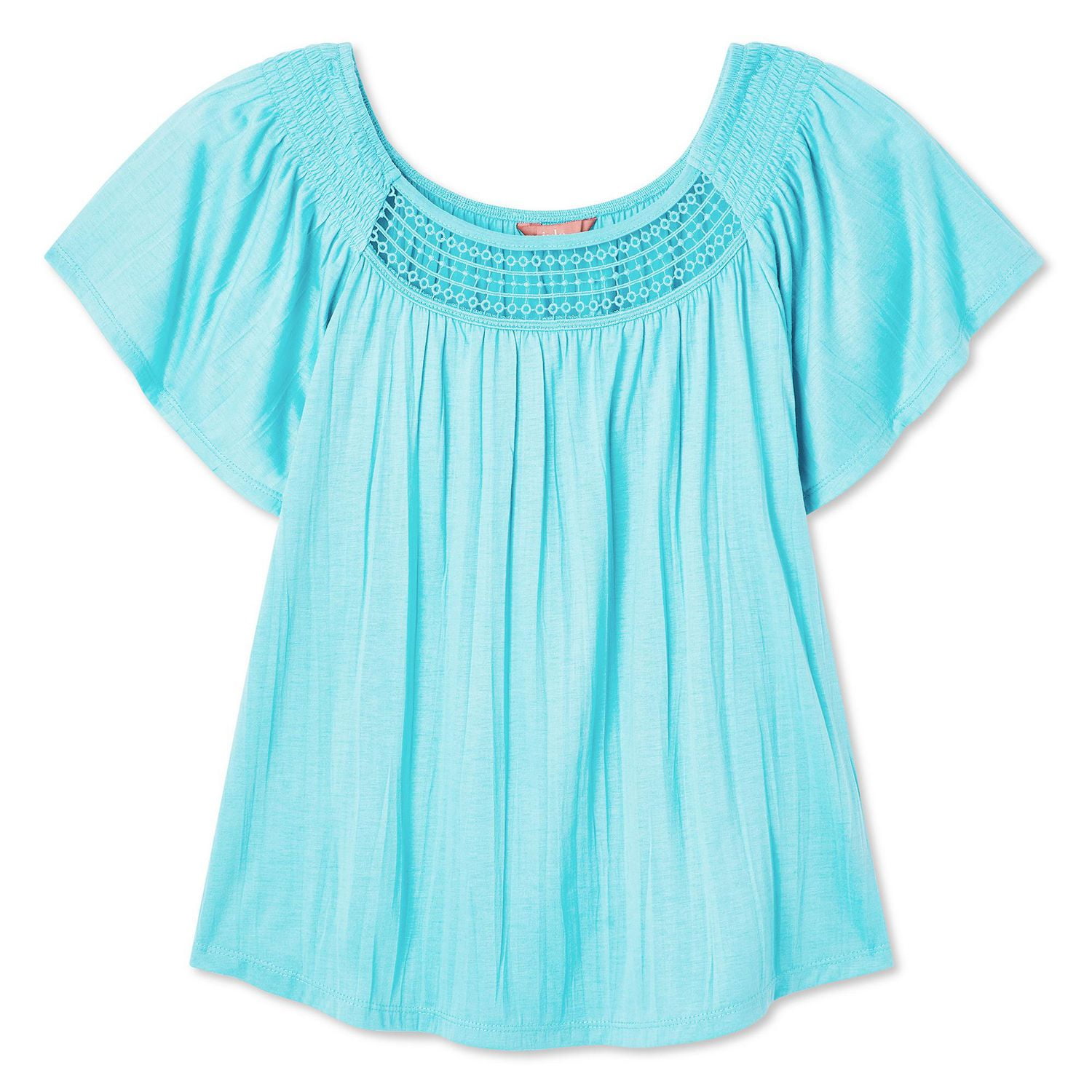 Haut paysan à smocks Iyla pour femmes