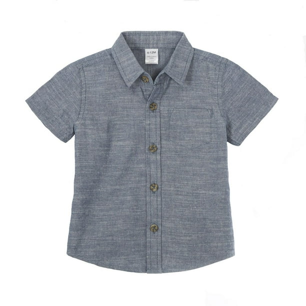 Chemise tricotée à manches courtes de George pour bébé garçons