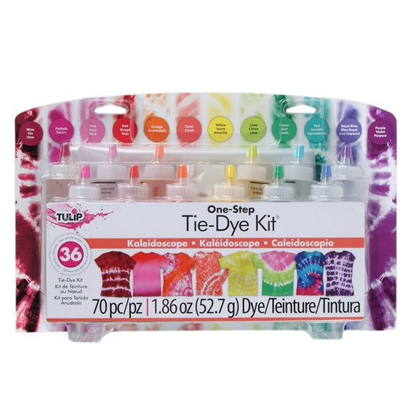Tulip One-Step Tie-Dye 12 Color Kit - Kaleidoscope, 12 Color Tie-Dye Kit