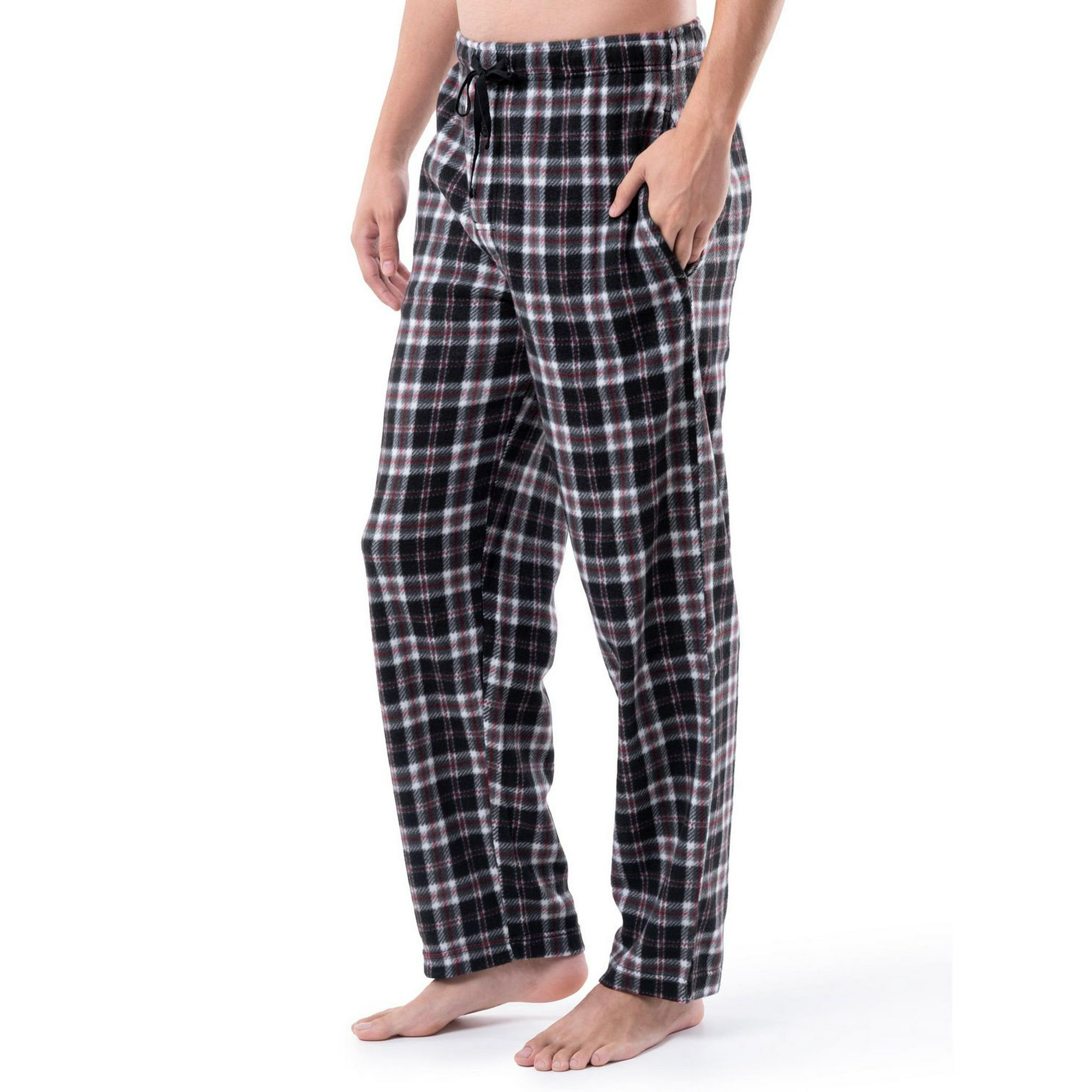 Buy HDE Womens Pajama Pants Wide Leg Sleepwear Casual Loose Lounge Pant PJ  Bottoms, Buffalo Plaid, Small at