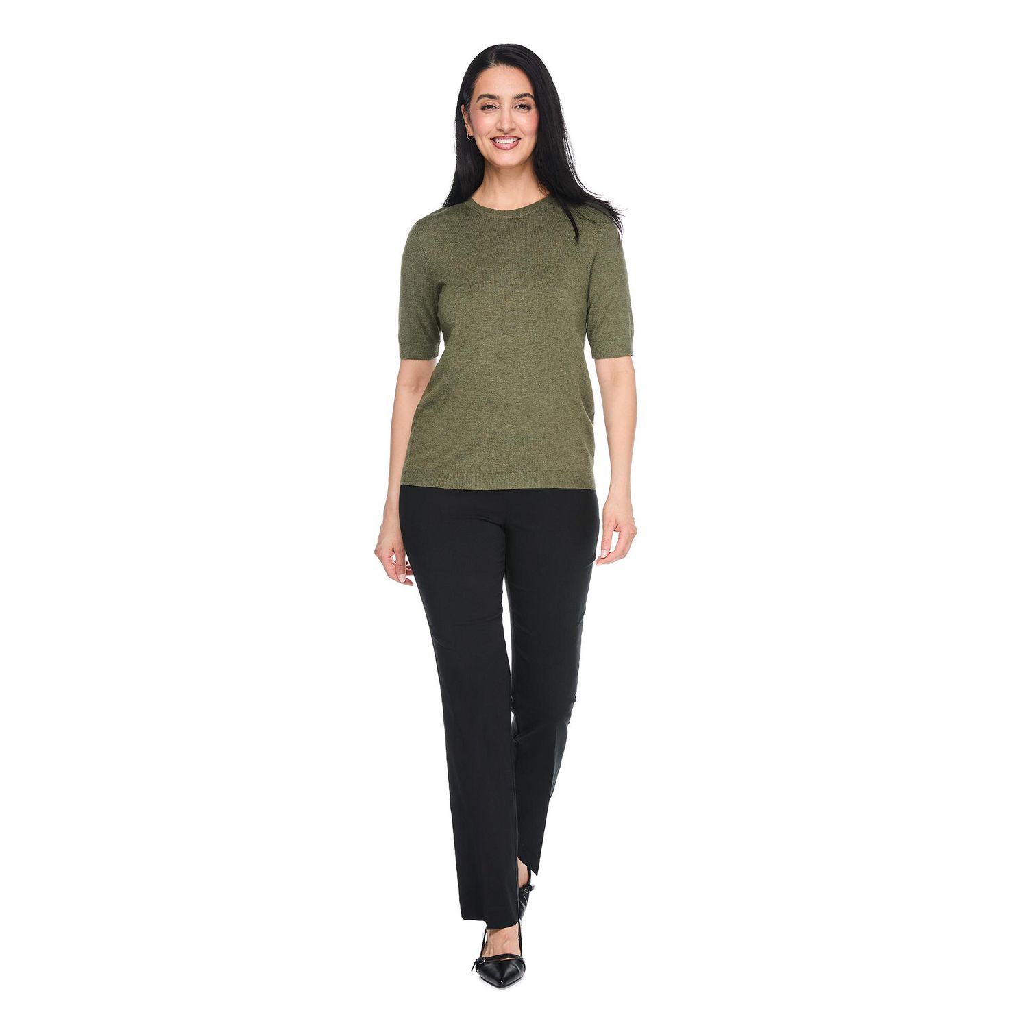 Pantalon enfilable à jambe semi-évasée Iyla pour femmes
