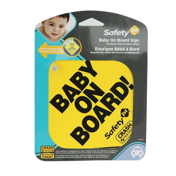 Signe « Bébé à Bord/Future Maman à Bord » en mousse de Safety 1st