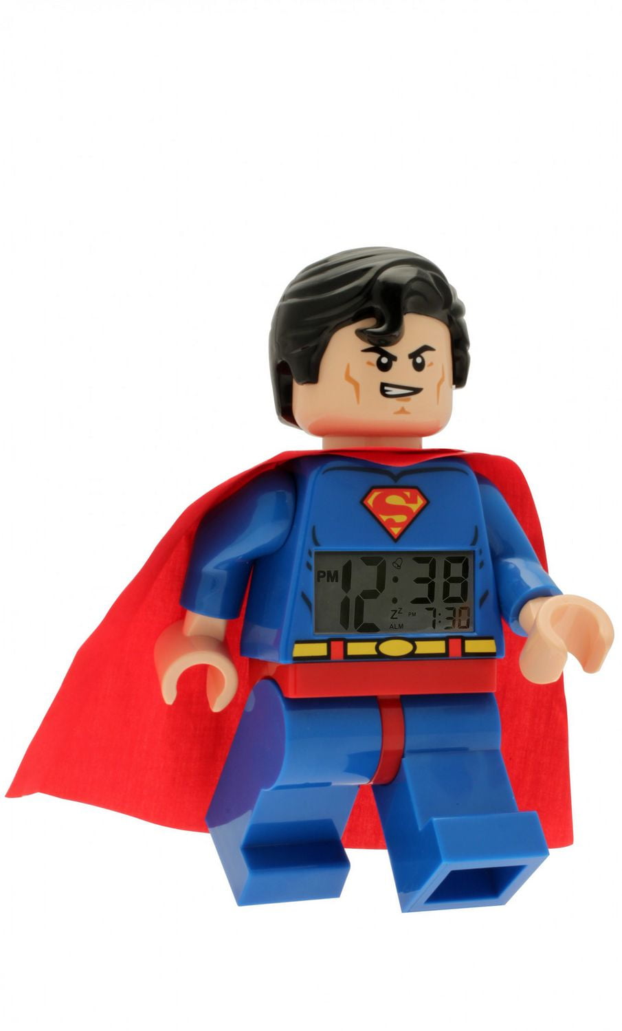 LEGO DC Comics Super Heroes Superman Minifigure Clock Walmart