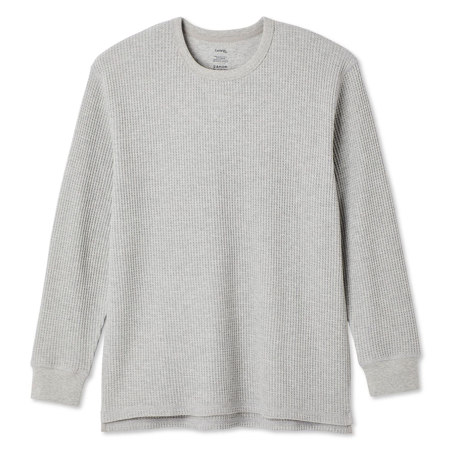 Chandail à encolure ras du cou motif gaufré George pour hommes Tailles P-TTG