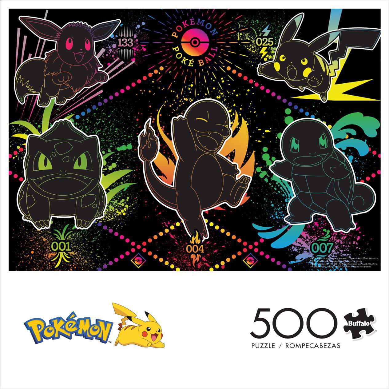 Puzzle Pokemon - Puzzle - Puzzle interactif - Puzzle 500 pièces - Pikachu