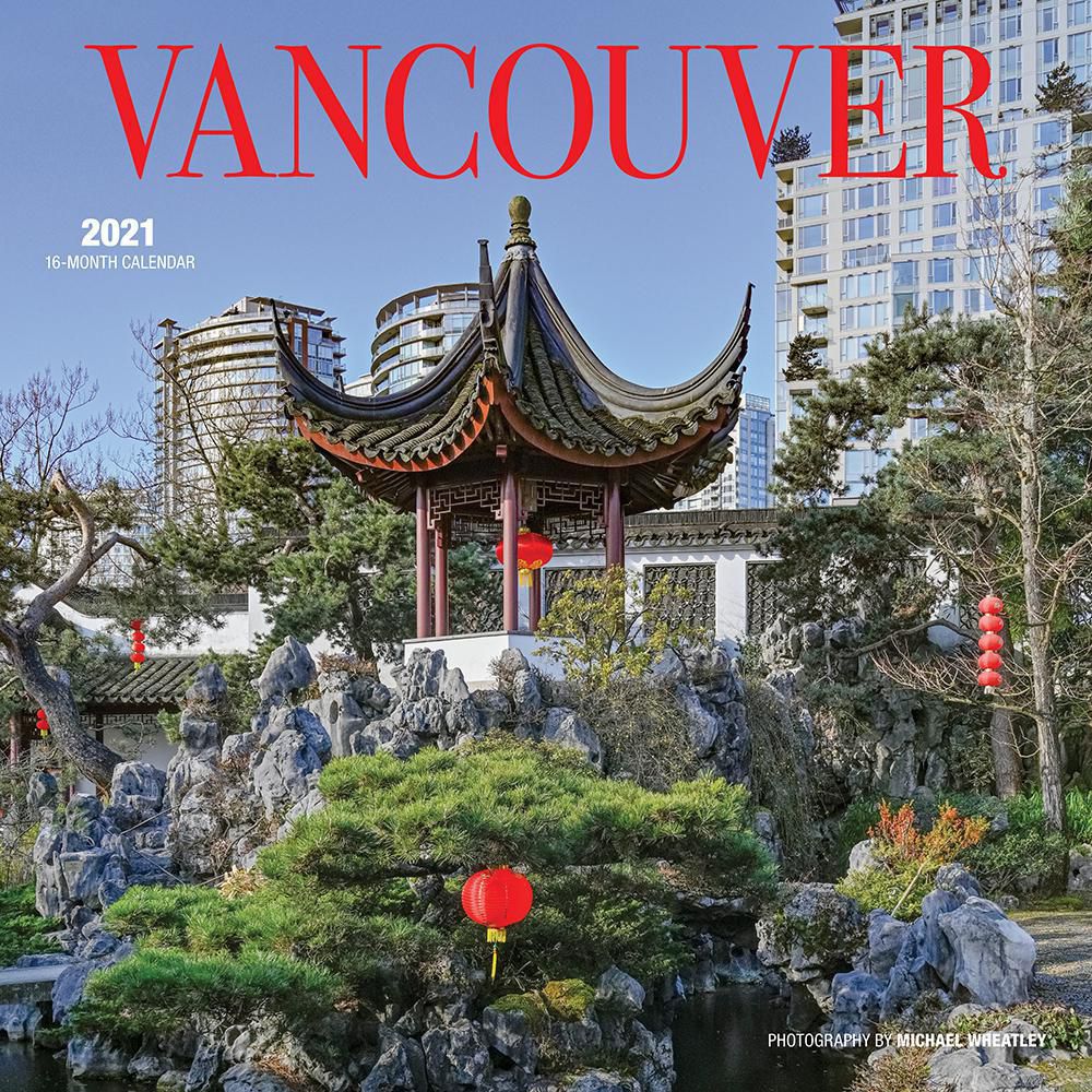Vancouver 2021 12 x 12 Inch Monthly Square Wall Calendar by Wyman