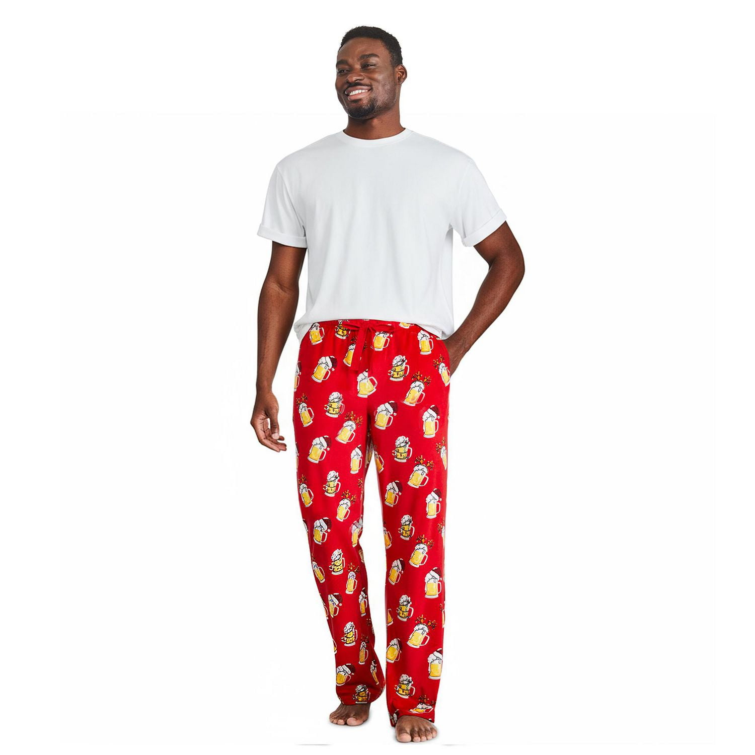 George Men's Velour Pajama Pant