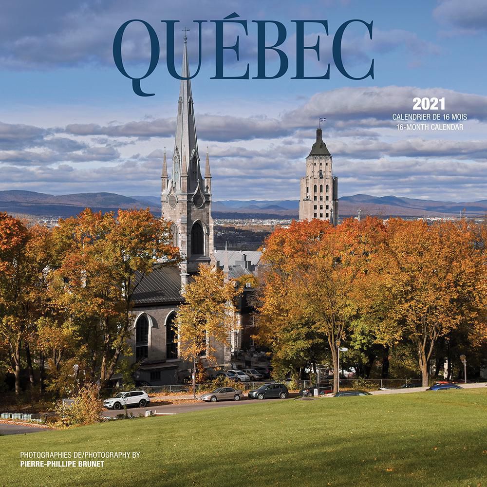 Quebec 2021 12 x 12 Inch Monthly Square Wall Calendar by Wyman