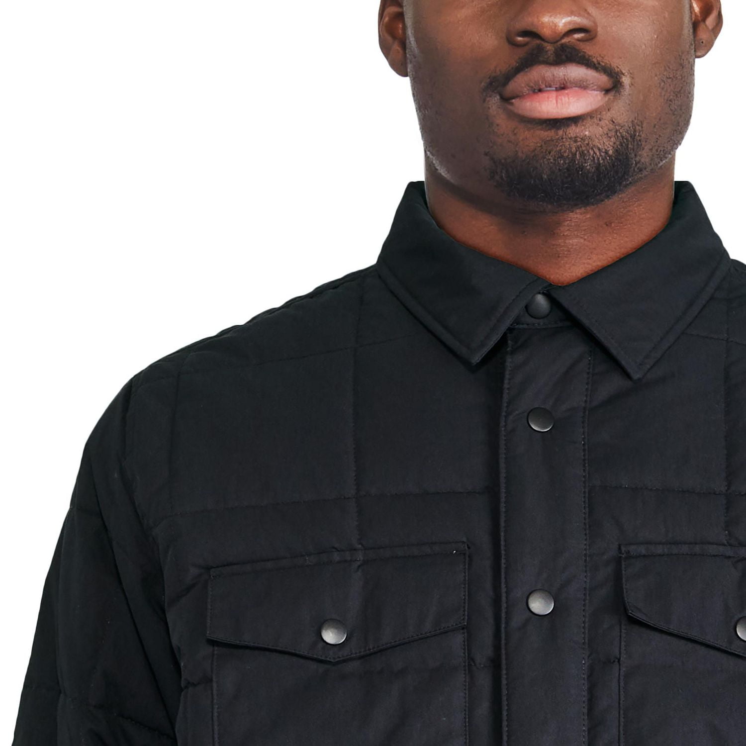 Veste-chemise matelassée George pour hommes