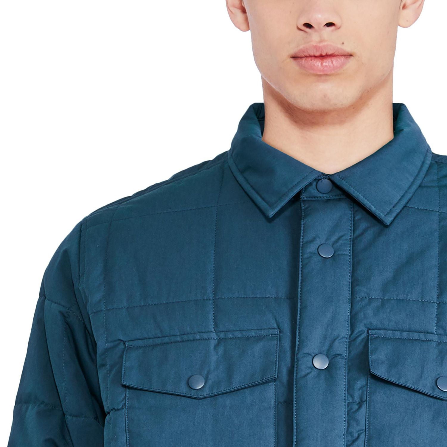 Veste-chemise matelassée George pour hommes