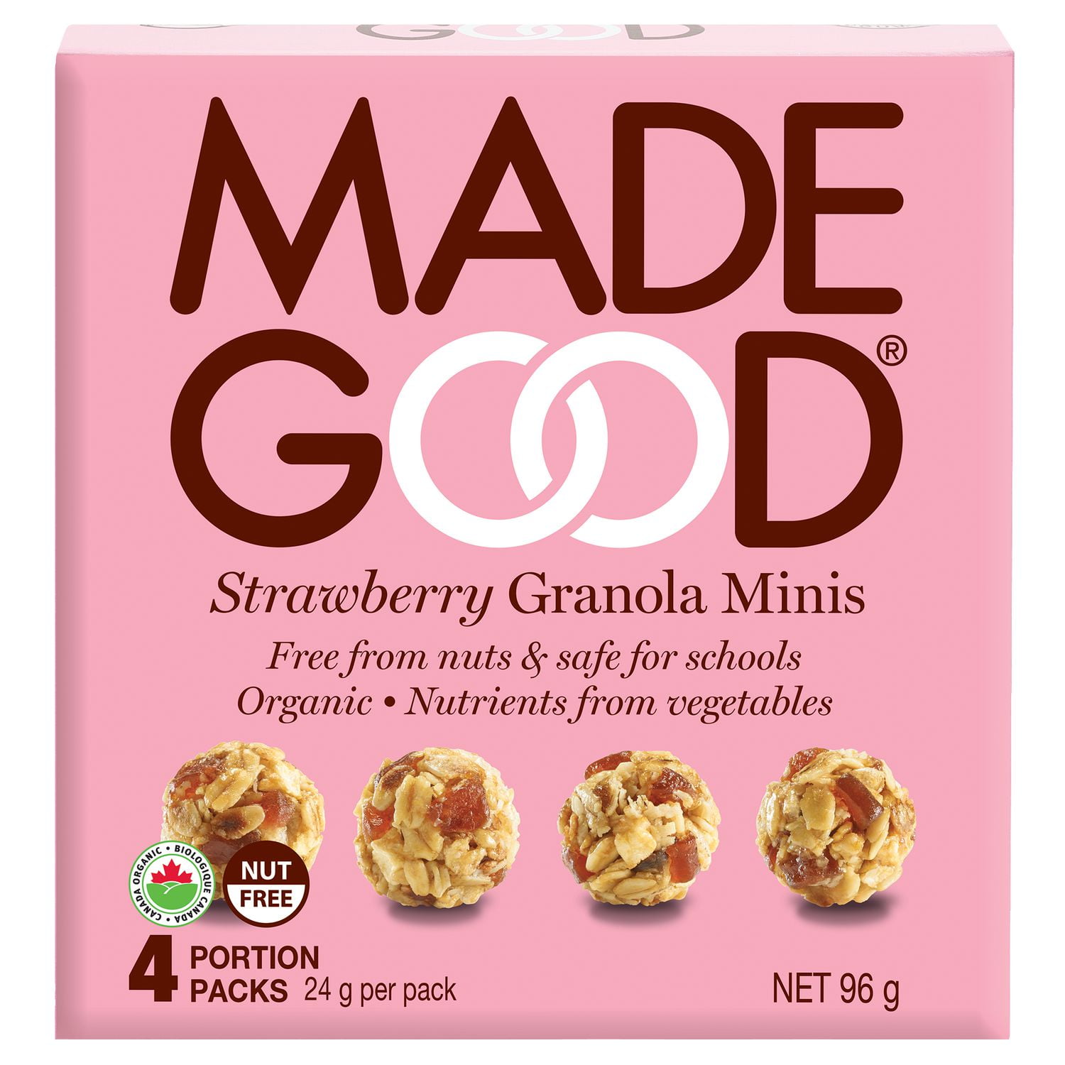 Made Good Organic Strawberry Granola Minis Walmart Canada