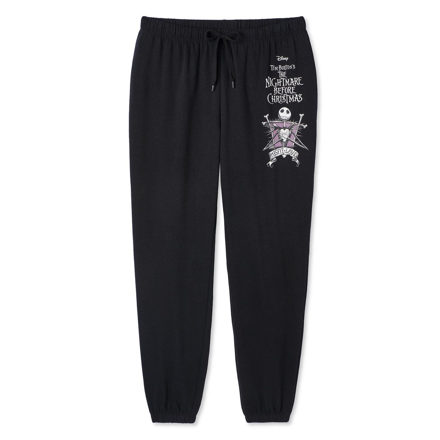 Disney Women's The Nightmare Before Christmas Fleece Jogger, Sizes XS-XL
