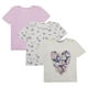Paq. de 3 t-shirts à motif floral George British Design pour bambines – image 1 sur 2
