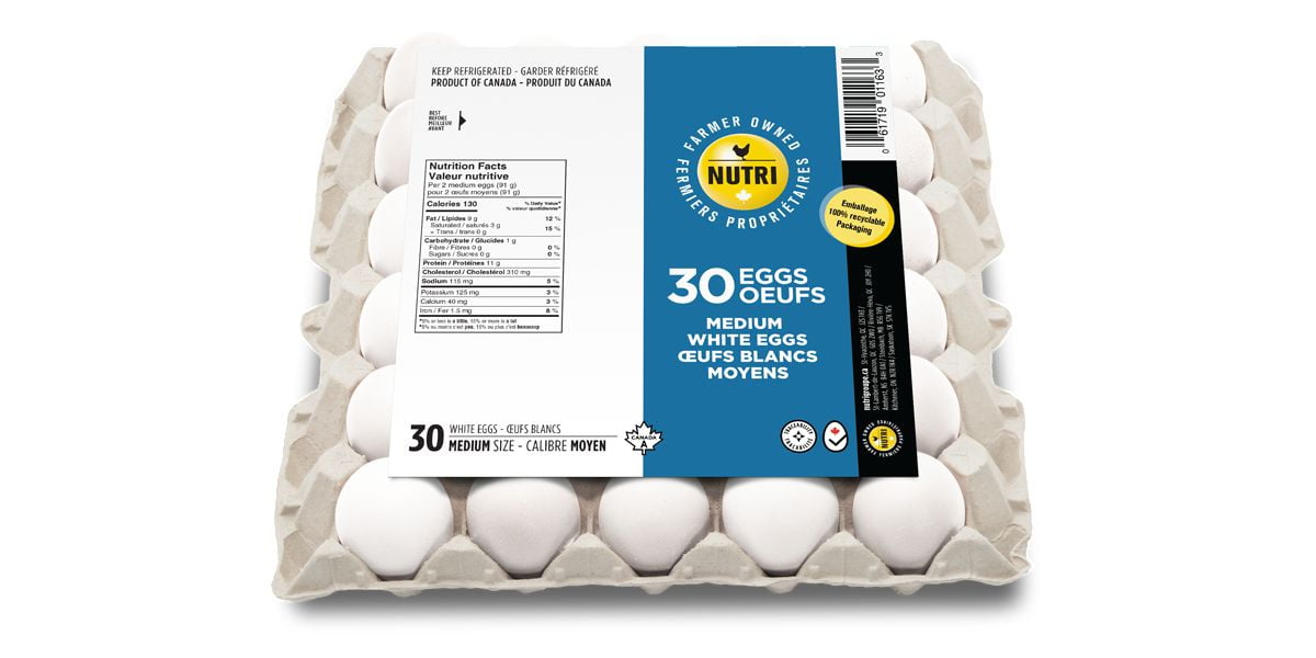 Nutri Medium White Eggs Walmart Canada