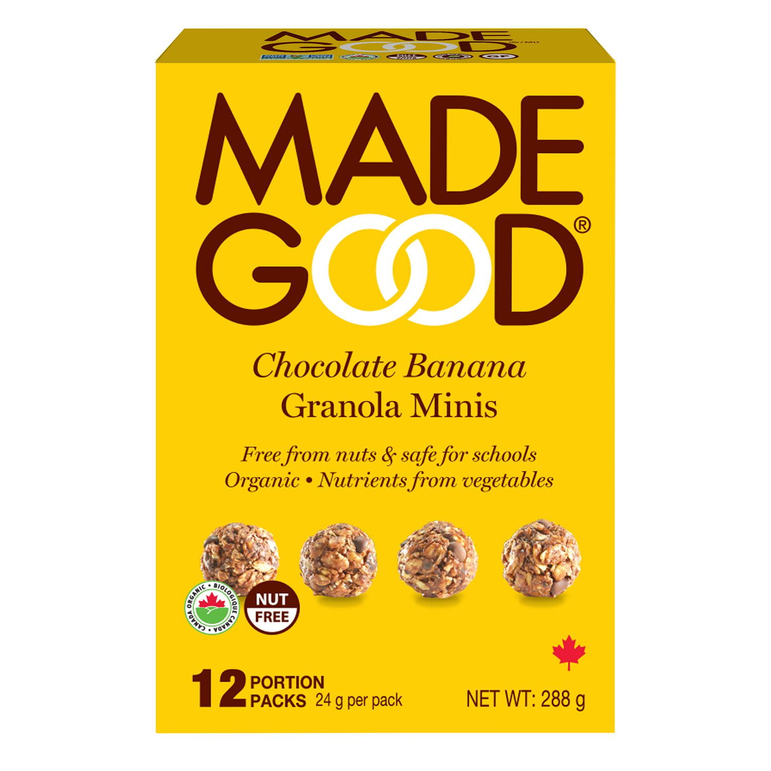 Made Good Granola Minis Chocolate Banana Walmart Canada