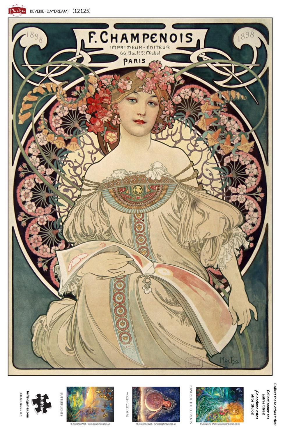 Buffalo Games - Alphonse Mucha - Reverie (Daydream) - 1000 Piece