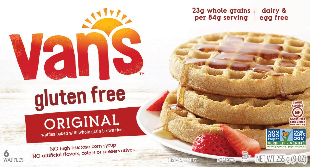 van's gluten free ancient grains waffles