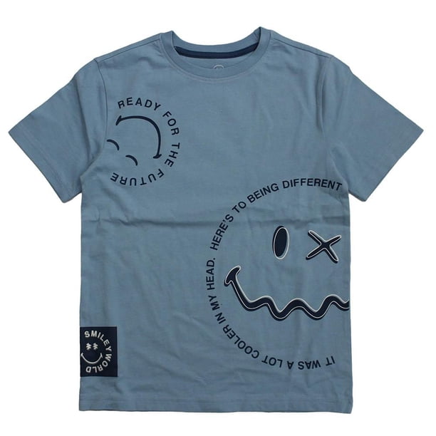 The New Society - SmileyWorld® T-Shirt Multicolor