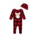 thumbnail image 1 of Canadiana Infants' Unisex Sleeper with Hat 2-Piece Set, 1 of 2