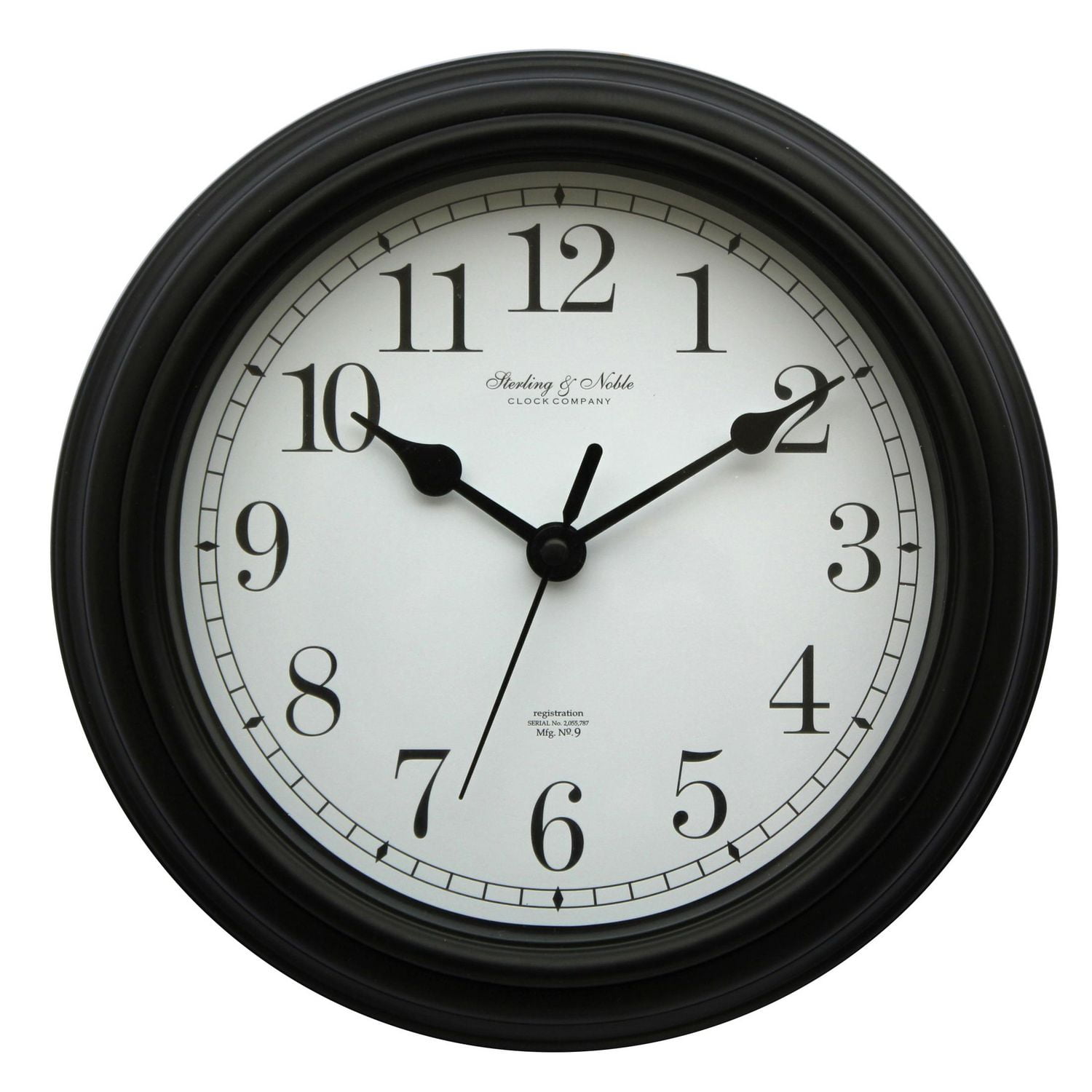 Film Reel Wall Clock (Black with Silver Hands) : : Home