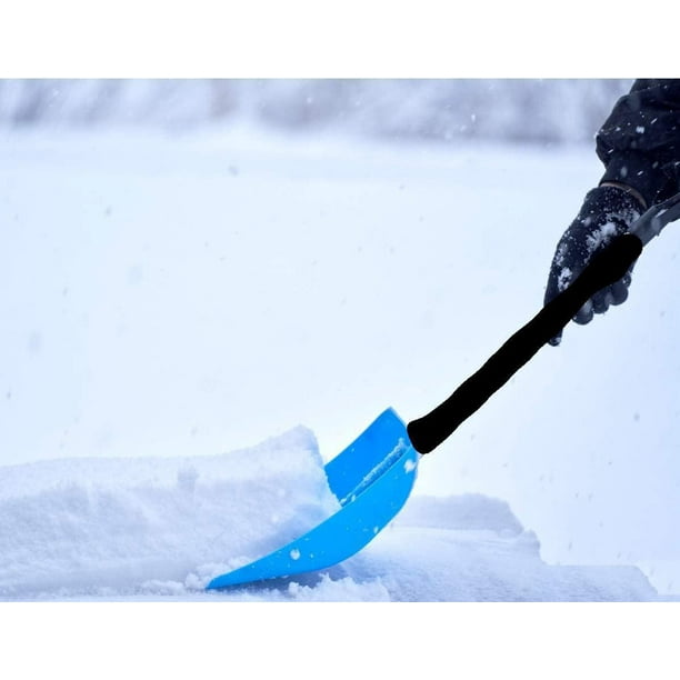 Pelle à neige télescopique multifonctionnelle pour voiture en alliage  d'aluminium pelle à neige pour voiture
