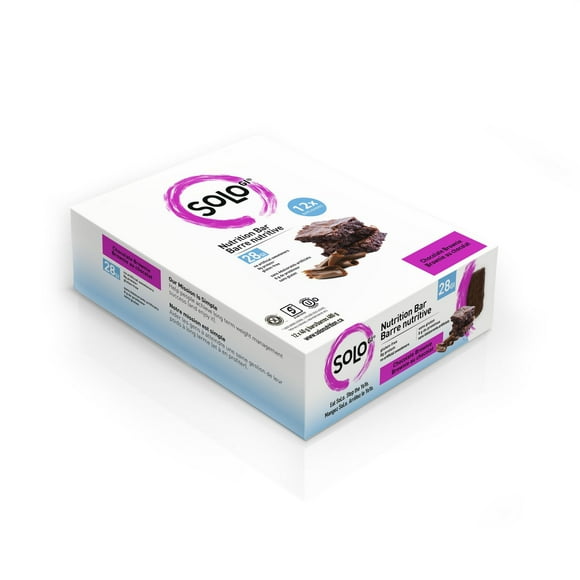 Chocolate Brownie SoLo GI® Low Glycemic Nutrition & Energy Bar