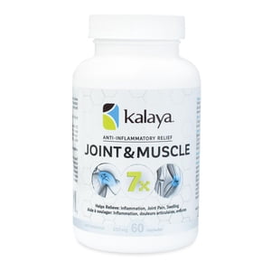 Kalaya 7X Groupe & Soutien anti-inflammatoire musculaire, 60 Capsules