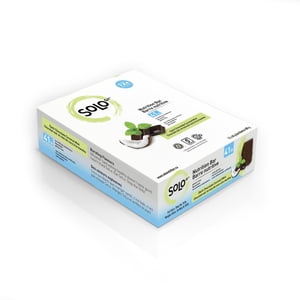 Menthe de coco au chocolat noir SoLo GI® Faible glycémie Nutrition & Barre d'énergie