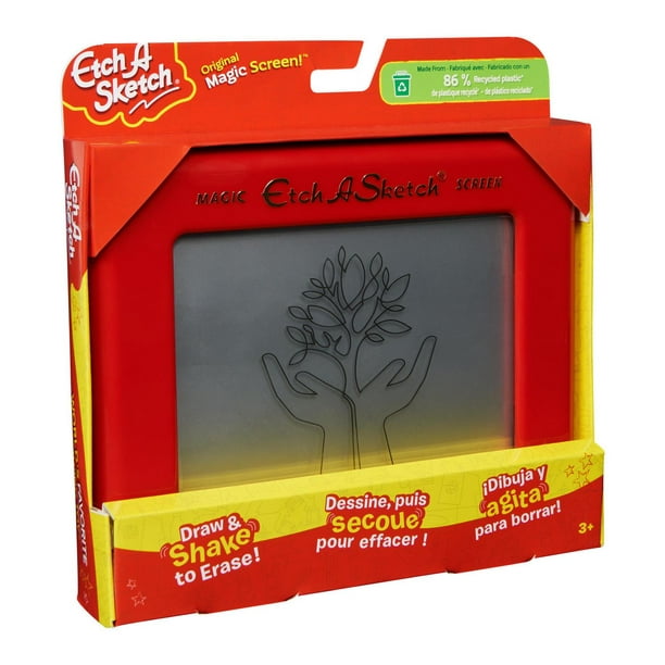 Etch A Sketch, Original Magic Screen, 86% Recycled Plastic,  Sustainably-Minded Classic Kids Creativity Toys for Boys & Girls Ages 3+