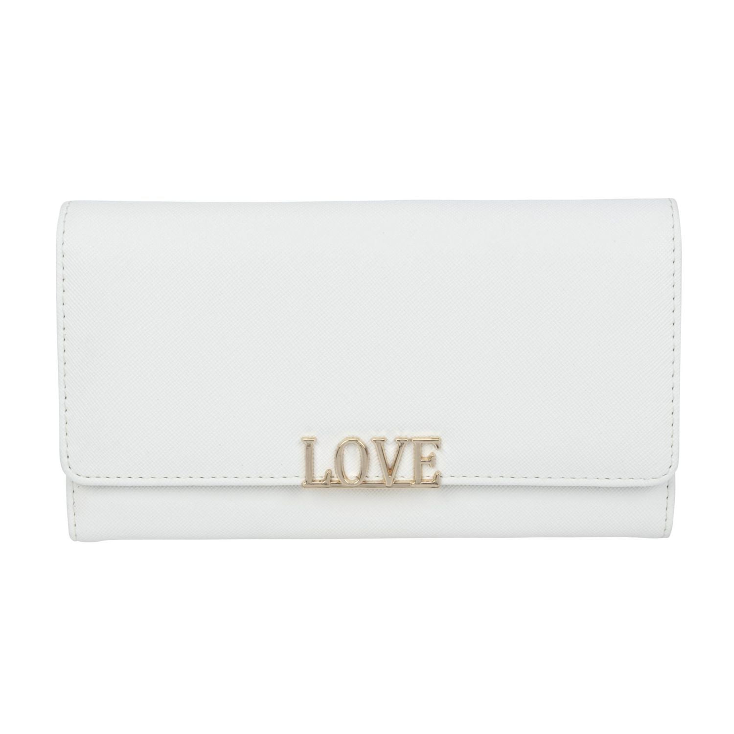 Love Ornament Deluxe Flap Clutch Wallet