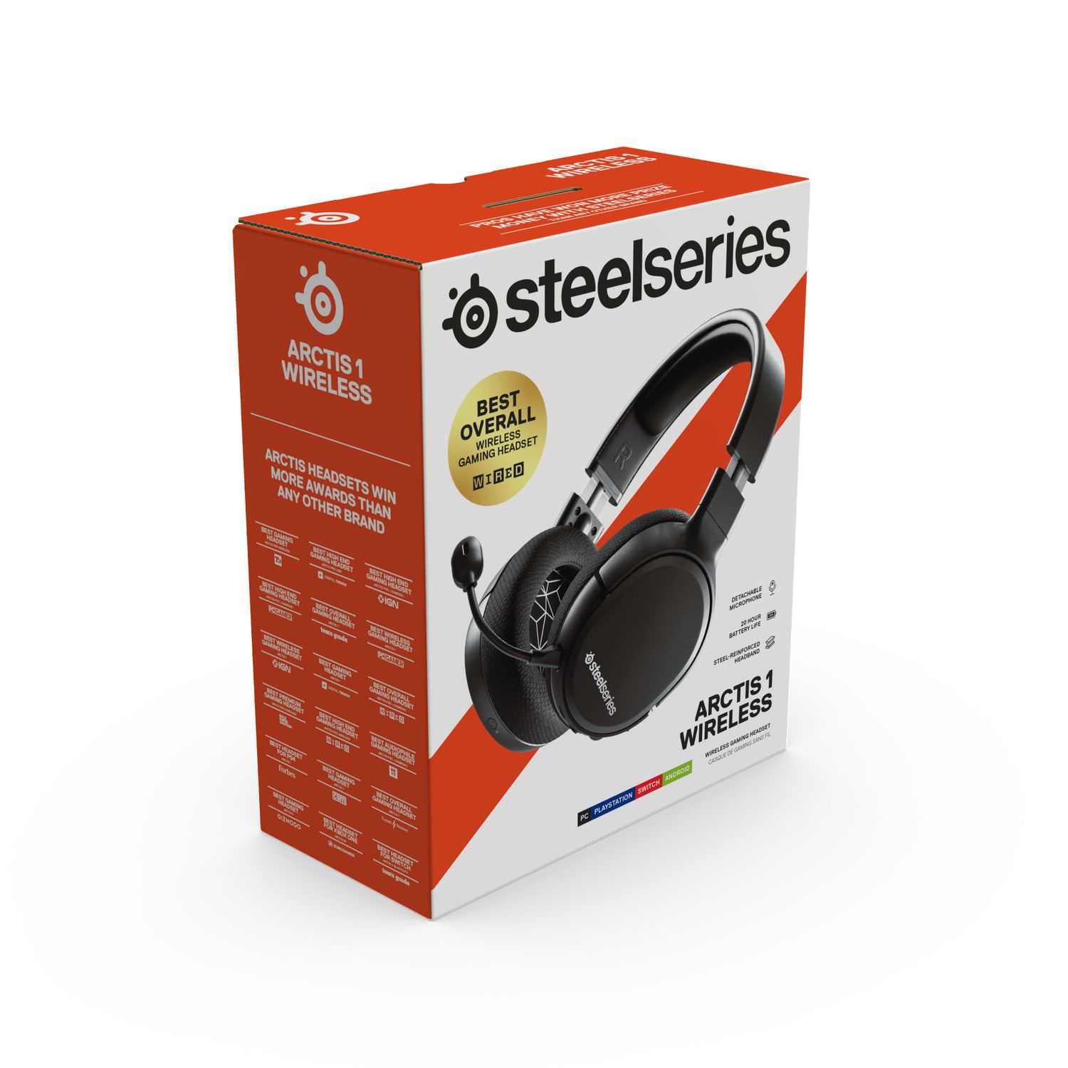 SteelSeries Arctis 1 Wireless Gaming Headset – USB-C Wireless