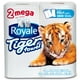 Essuie-tout Tiger Towel de ROYALE(MD) à demi-feuilles pratiques à 2 épaisseurs – image 1 sur 6