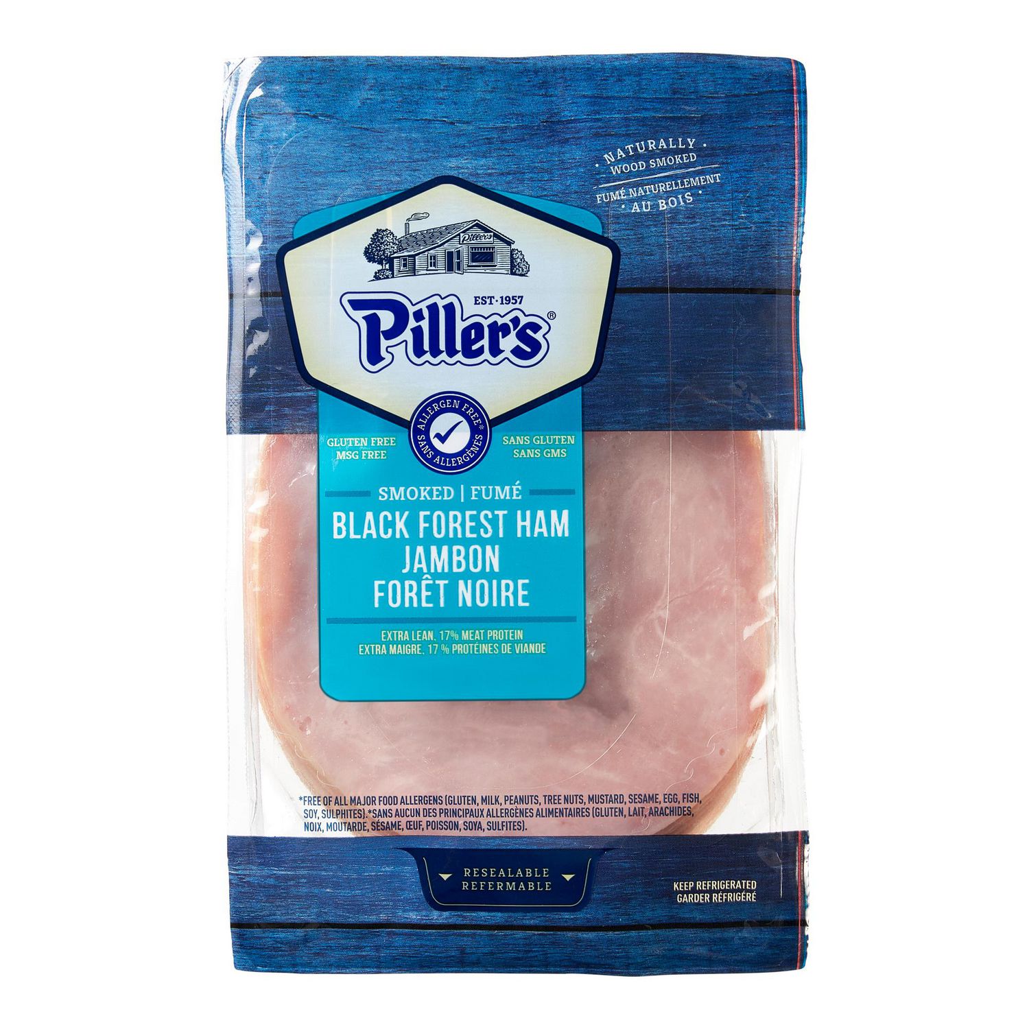 Piller’s Smoked Black Forest Ham, High Protein, 175 g