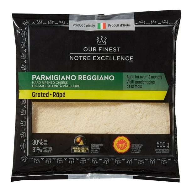 Our Finest Grated Parmigiano Reggiano Cheese Walmart.ca
