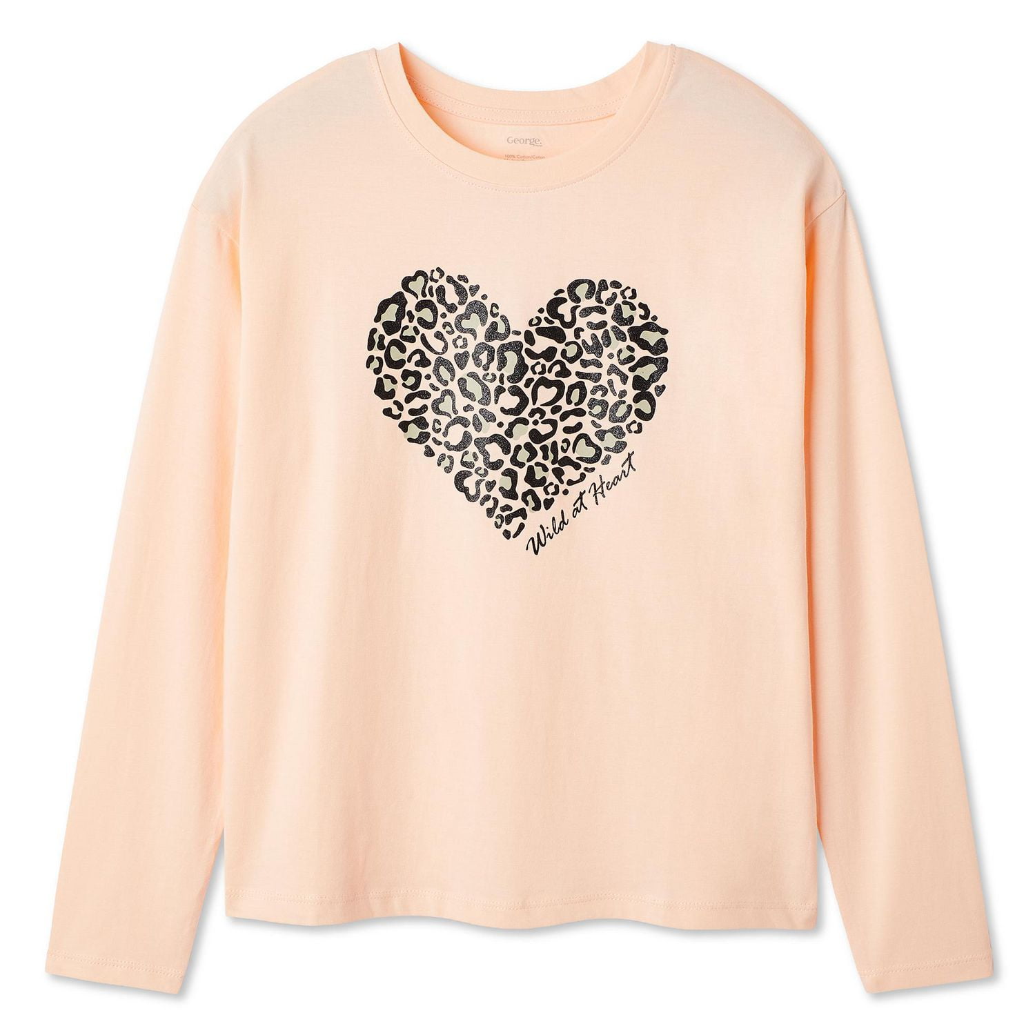 George Girls' Graphic Long Sleeve Tee