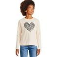 thumbnail image 1 of George Girls' Graphic Long Sleeve Tee, 1 of 6