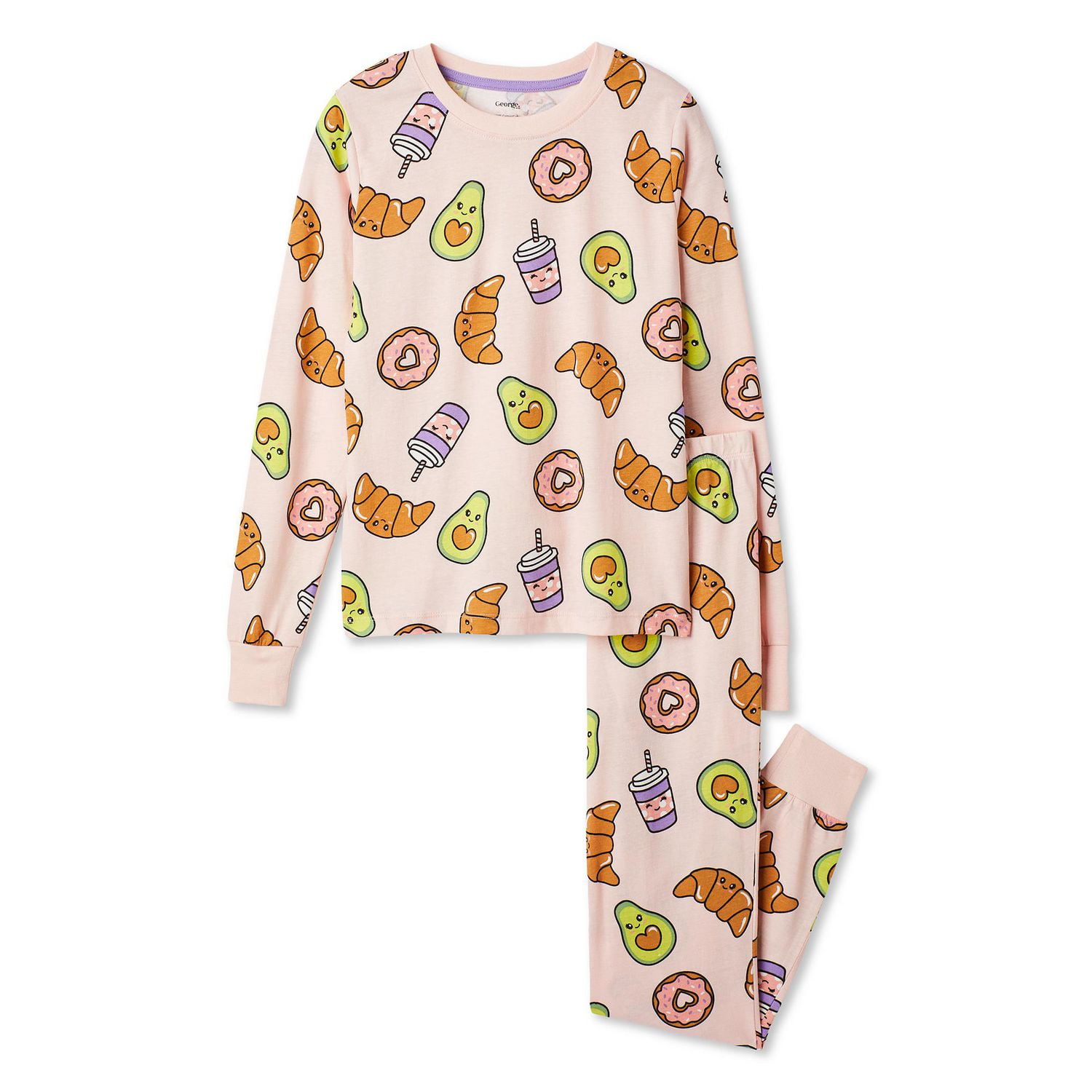 George Girls' Two Piece Pajama Set