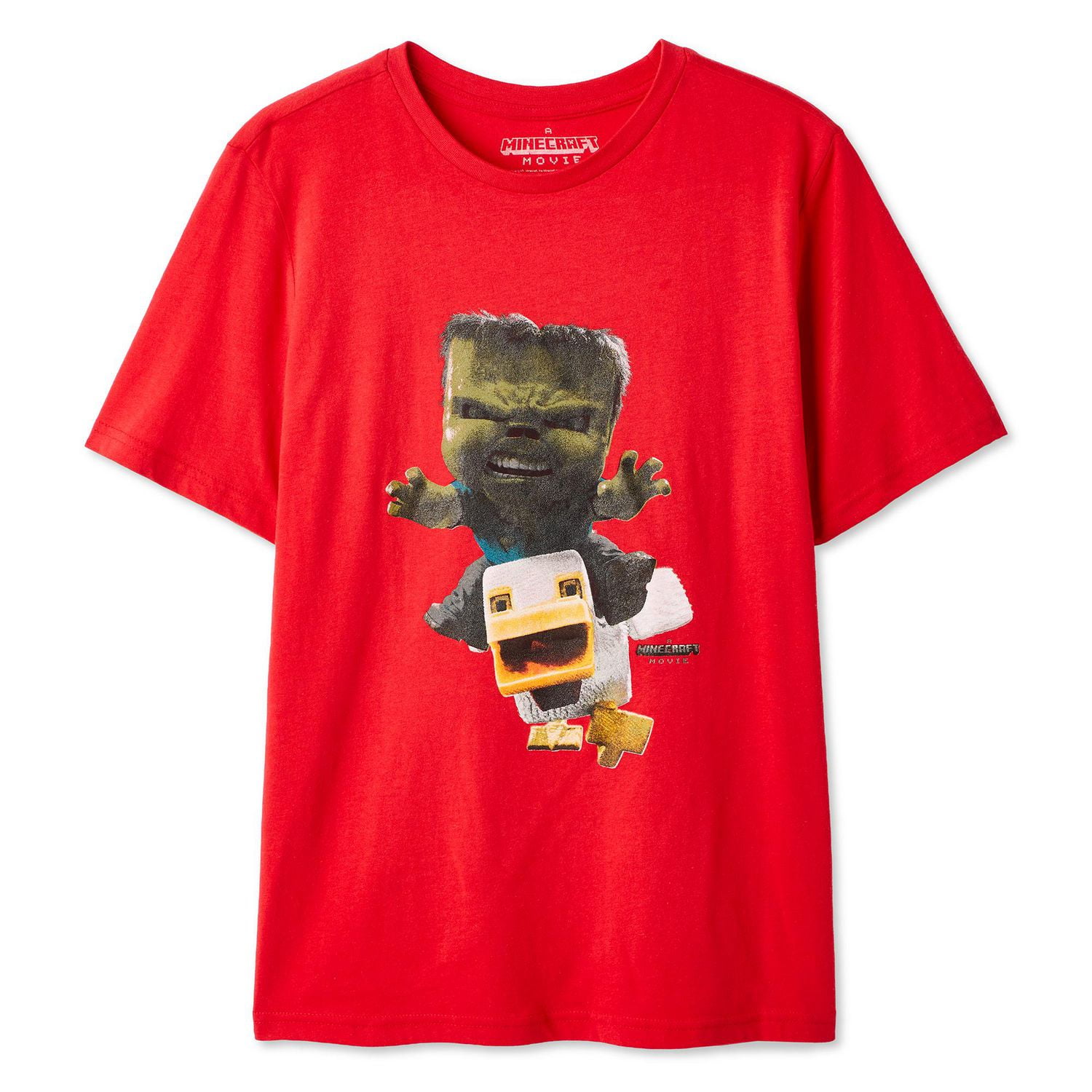 T-shirt Chicken Jockey Minecraft pour garçons