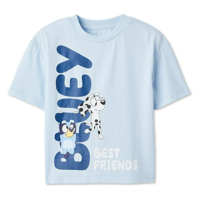 T-shirt à imprimé graphique Bluey pour petits garçons
