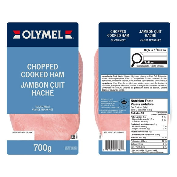 Olymel Cooked Ham, Cooked Ham