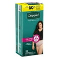 thumbnail image 4 of Depend Fresh Protection Adult Incontinence Underwear for Women, Disposable, Blush, L, 28 ct, 4 of 6