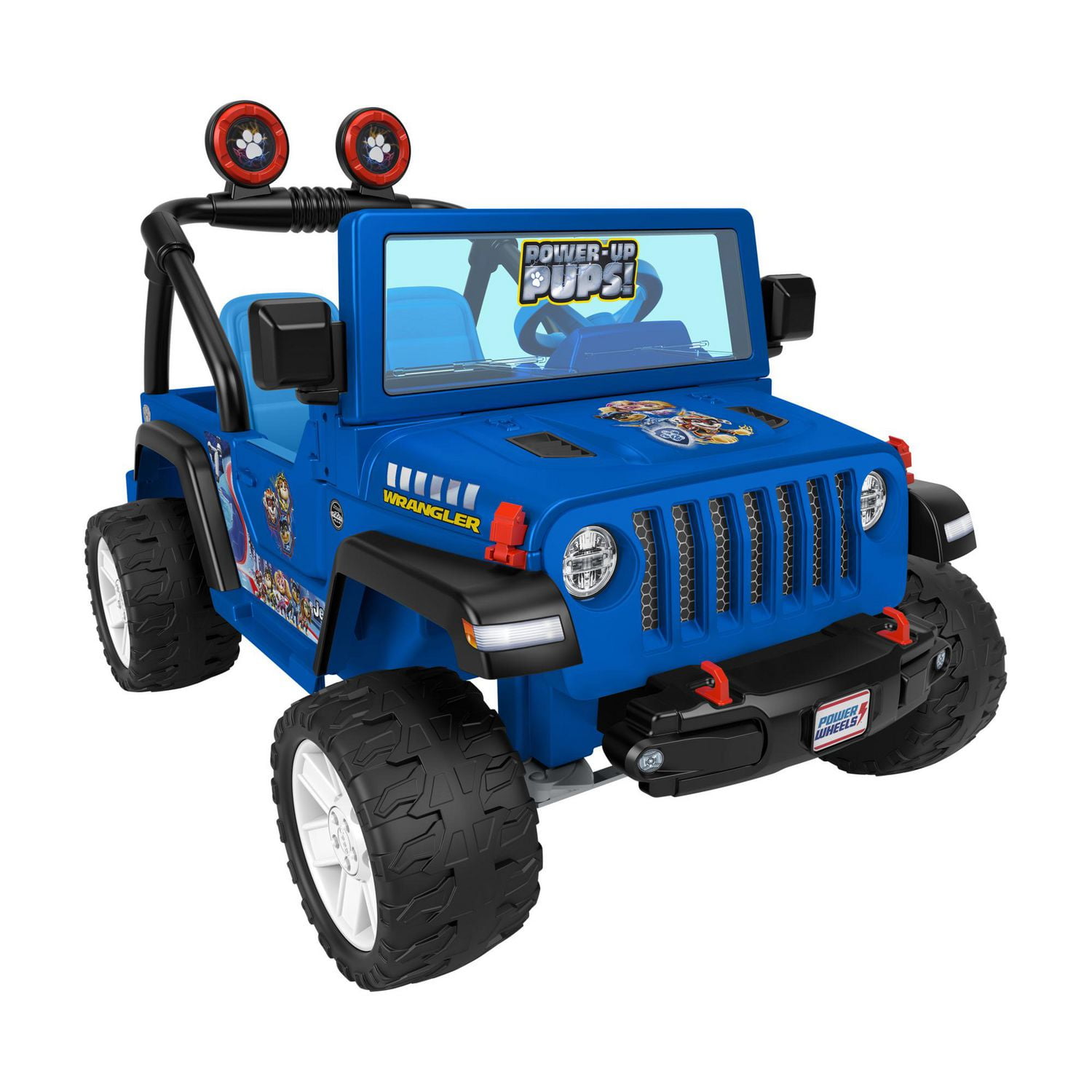 Power Wheels Paw Patrol Mighty Movie Jeep Wrangler Walmart