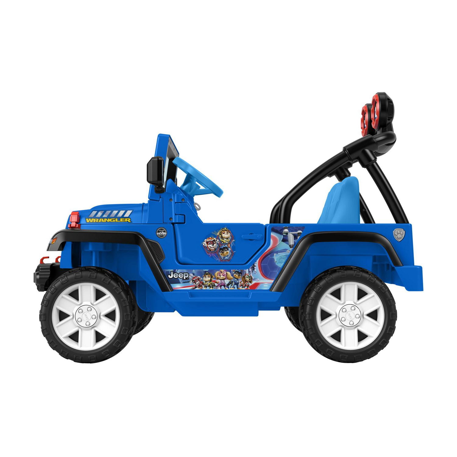 Power Wheels Paw Patrol Mighty Movie Jeep Wrangler Walmart