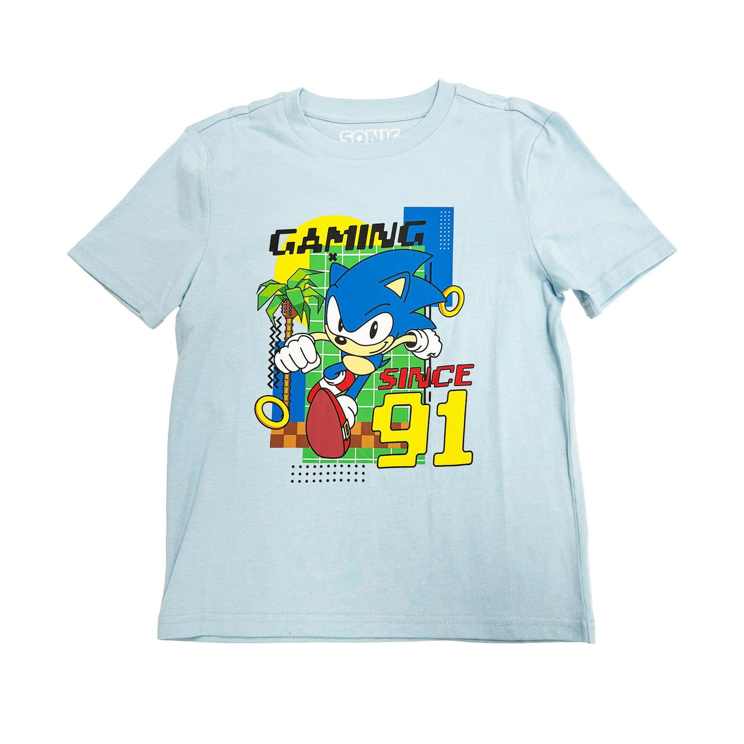 Sonic The Hedgehog Gaming Short Sleeve T Shirt Sizes XS XL